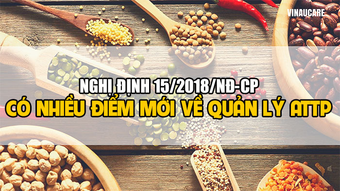 Nghị định 15/2018/NĐ-CP hướng dẫn Luật an toàn thực phẩm.