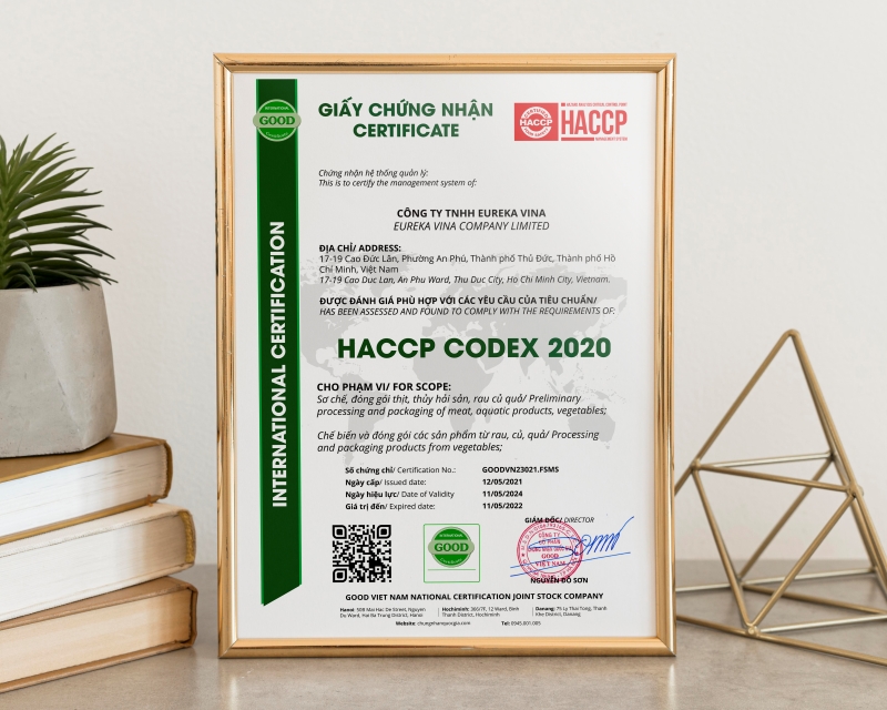 Cấp chứng nhận HACCP