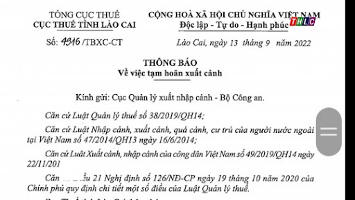 Ai sẻ bị cấm xuất cảnh nếu nợ thuế?