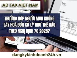 5 trường hợp mà theo quy định mới tại Nghị định 70/2025/NĐ-CP (sửa đổi Nghị định 123/2020/NĐ-CP)người bán được phép ghi “người mua không lấy hóa đơn” hoặc không cần ghi thông tin người mua trên hóa đơ